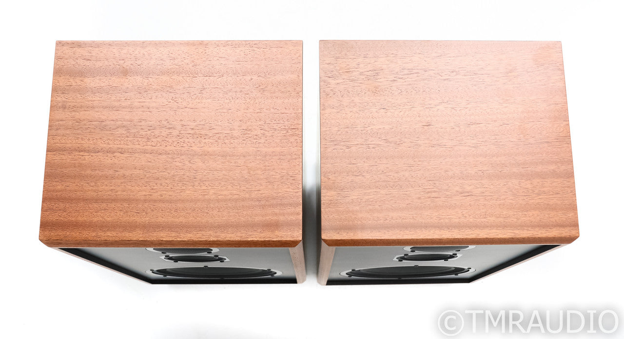 KLH Model 5 Floorstanding Speakers; Mahogany Pair w/ Stands