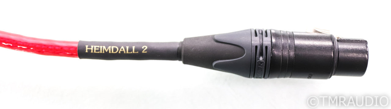 Nordost Heimdall 2 XLR to RCA Cables; 1m Pair Interconnects (Open Box)