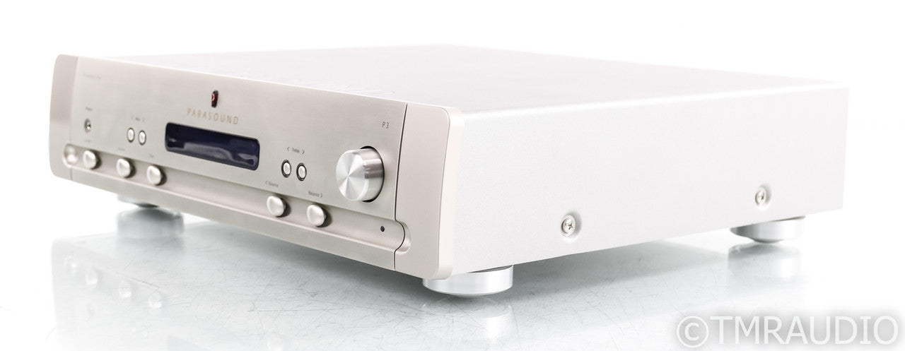Parasound P3 Stereo Preamplifier; Remote; Gold; P-3
