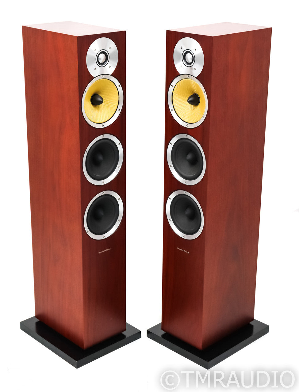 B&W CM8 Floorstanding Speakers; Rosenut Pair — The Music Room