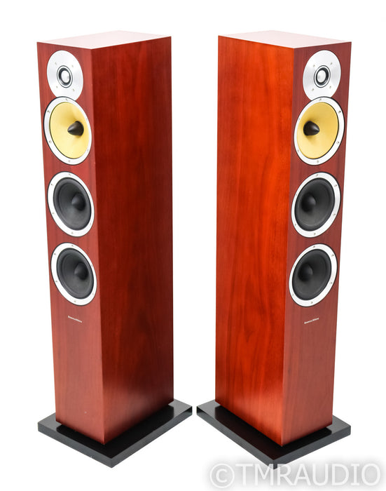 B&W CM8 Floorstanding Speakers; Rosenut Pair