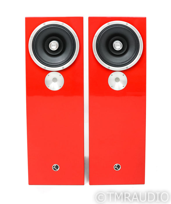 Zu Audio Omen Dirty Weekend Floorstanding Speakers; Ferarri Red Pair; Upgraded
