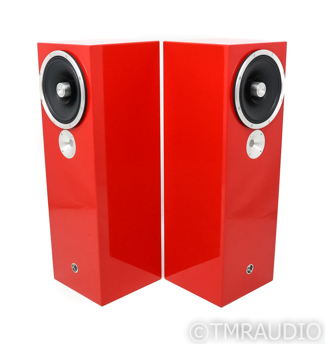 Zu Audio Omen Dirty Weekend Floorstanding Speakers; Ferarri Red Pair; Upgraded
