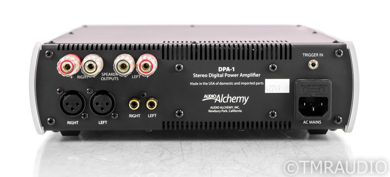 Audio Alchemy DPA-1 Stereo Power Amplifier; DPA1; Silver