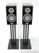 Marten Oscar Duo Bookshelf Speakers; Black Walnut Matte Pair w Stands
