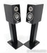 Marten Oscar Duo Bookshelf Speakers; Black Walnut Matte Pair w Stands
