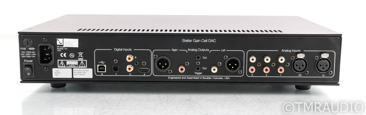 PS Audio Stellar Gain Cell DAC; Black; Remote (Used)