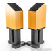 Shahinian Acoustics Larc Bookshelf Speakers; Oak Pair w Stands