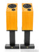 Shahinian Acoustics Larc Bookshelf Speakers; Oak Pair w Stands