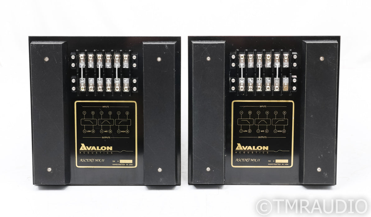 Avalon Ascent Mk II Floorstanding Speakers; Maple Pair w/ Crossovers; Tri-Wire
