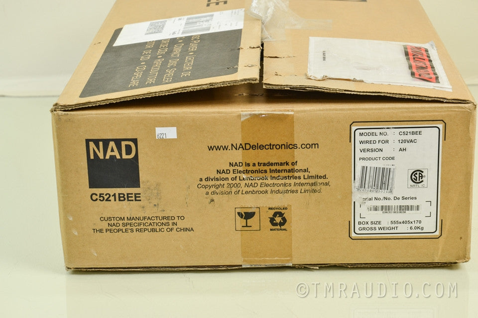 NAD C521BEE Compact Disc CD Player in Factory Box