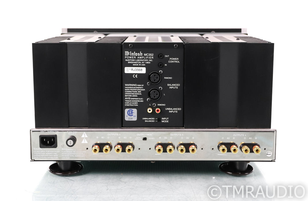 McIntosh MC352 Stereo Power Amplifier; MC-352 (SOLD10)