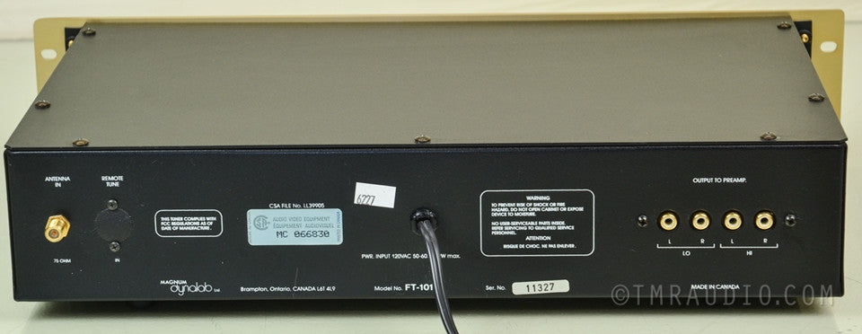 Magnum Dynalab FT 101A FM Analog Radio Tuner