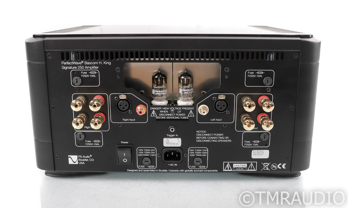 PS Audio BHK Signature 250 Stereo Tube Hybrid Amplifier; Black (Used)