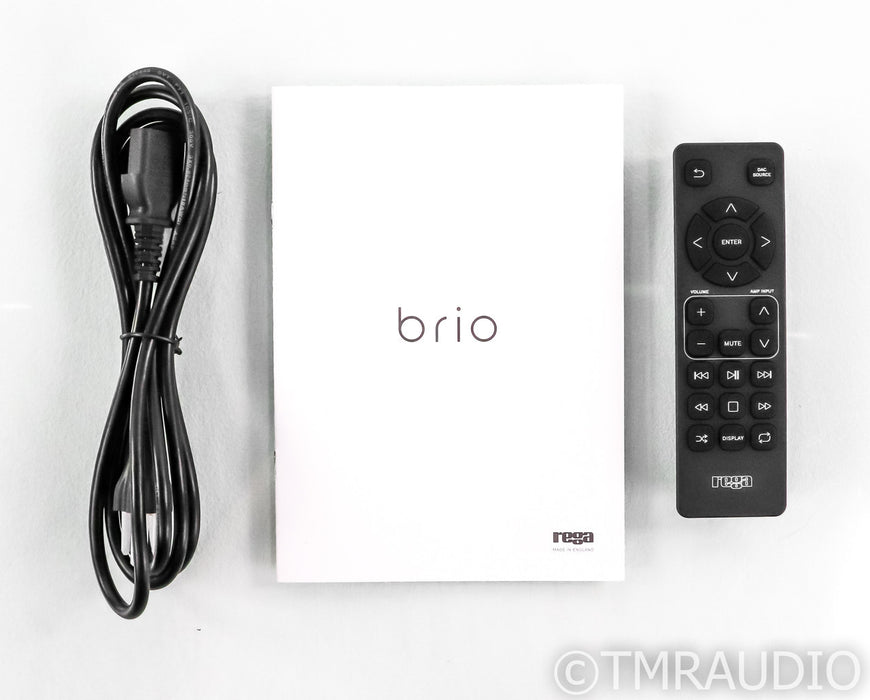 Rega Brio Stereo Integrated Amplifier; Black; Remote; MM Phono (Open Box)