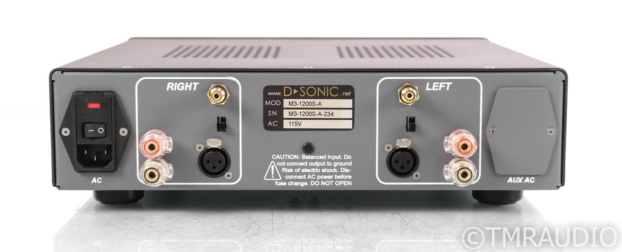 D-Sonic M3-1200S Stereo Power Amplifier; M31200S
