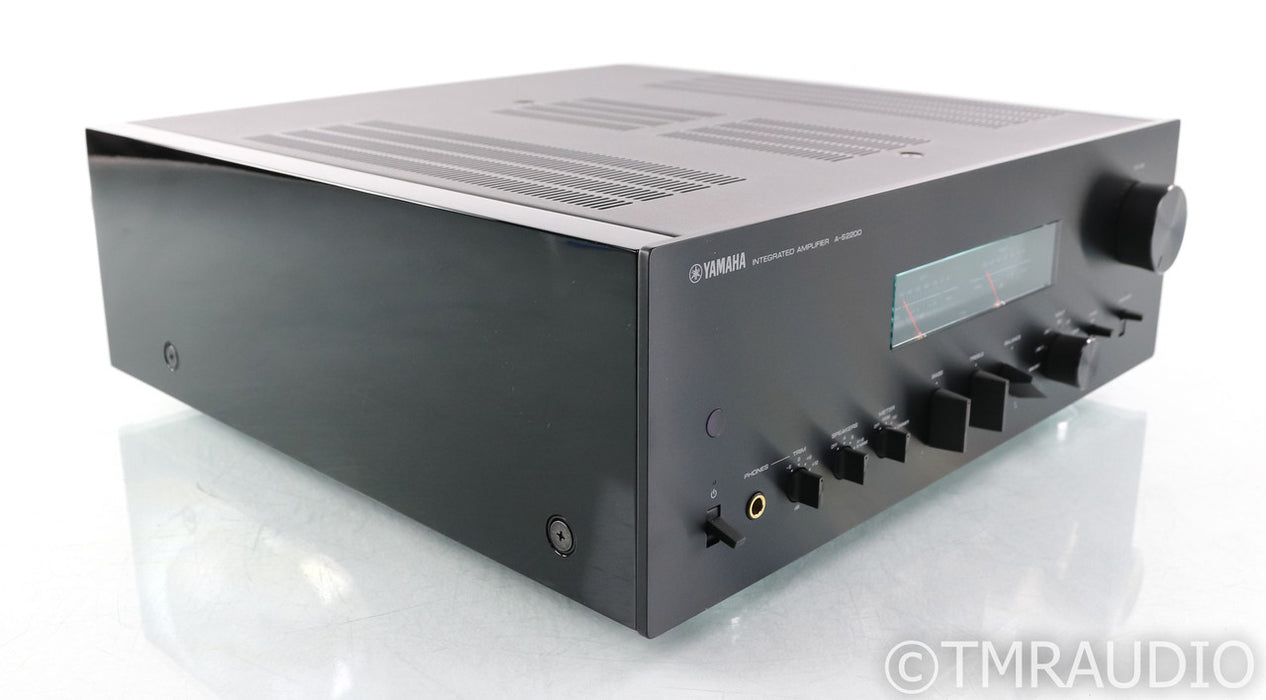 Yamaha A-S2200 Stereo Integrated Amplifier; Remote; Black; MM / MC Phono