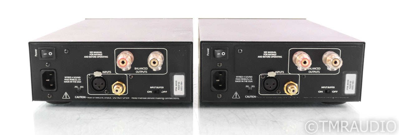 Wyred 4 Sound Ice Cube SX-1000R Mono Power Amplifier; Pair; SX1000R