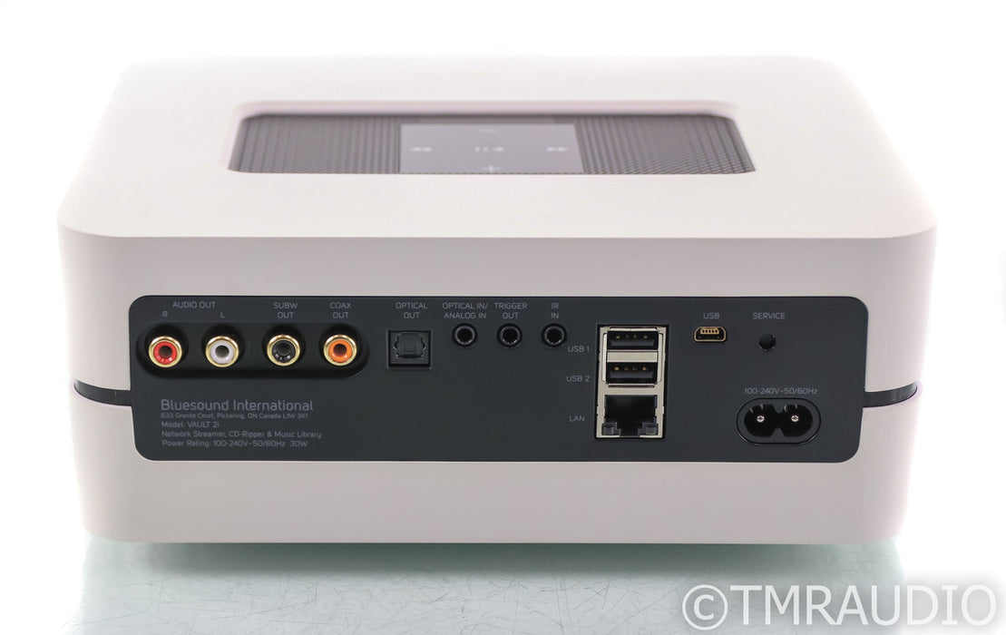 Bluesound VAULT 2i 2TB Network Streamer / CD Ripper; 2-i; White; Bluetooth