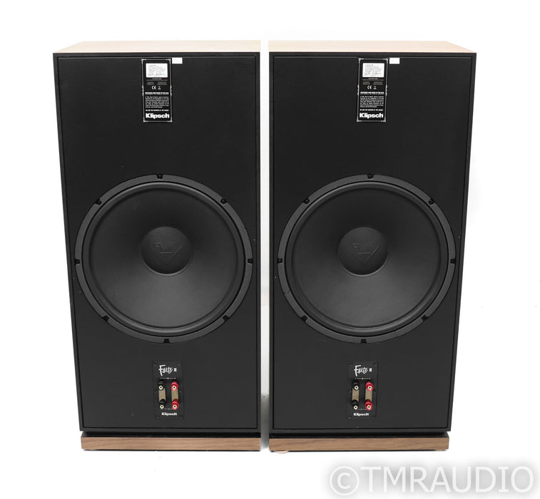 Klipsch Forte III Floorstanding Speakers; Forte 3; Walnut Pair