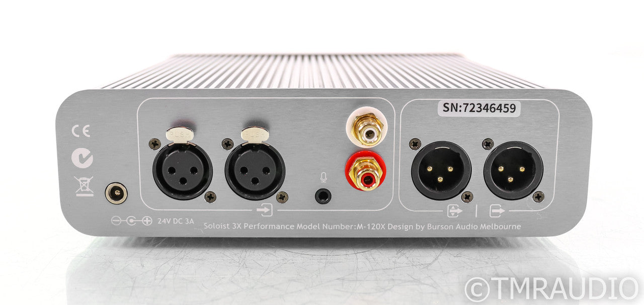 Burson Soloist 3X Performance Headphone Amplifier; 3-X; Remote; Silver