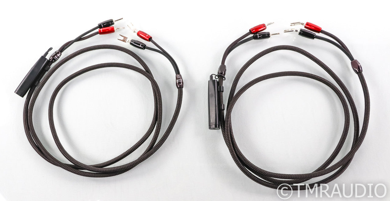AudioQuest Go-4 Speaker Cables; 8ft Pair; 72v DBS; Go4