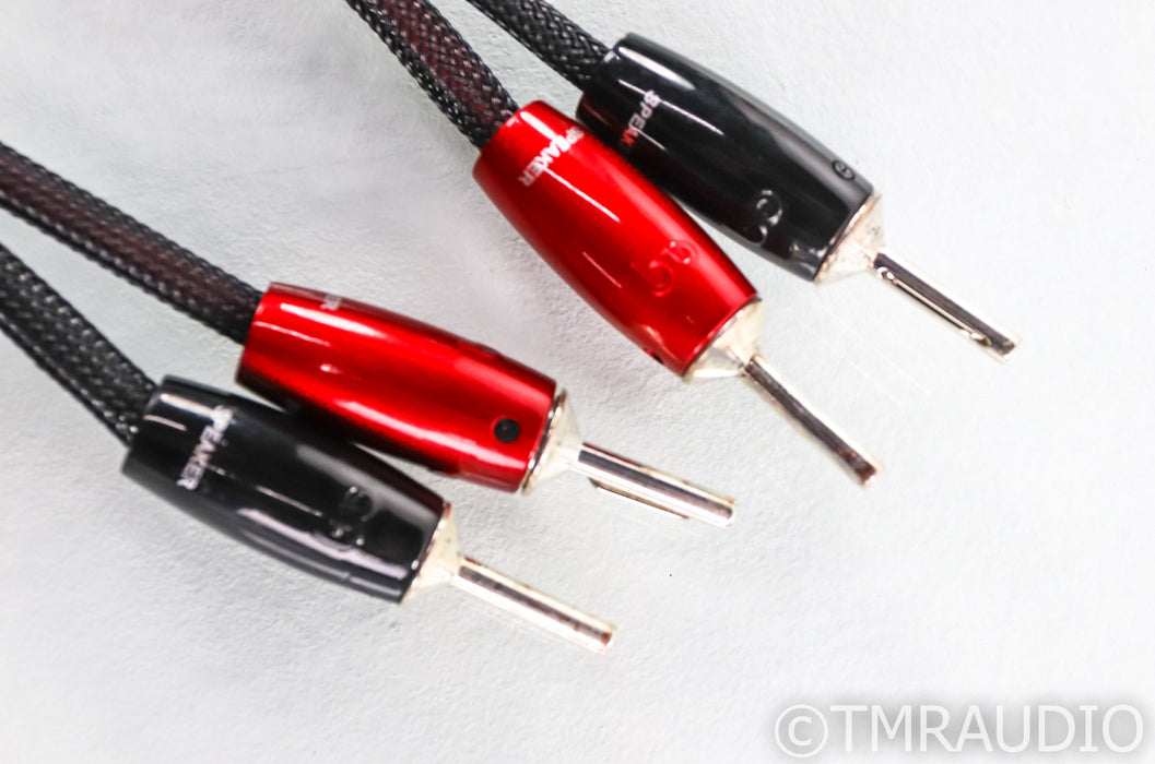 AudioQuest Go-4 Speaker Cables; 8ft Pair; 72v DBS; Go4