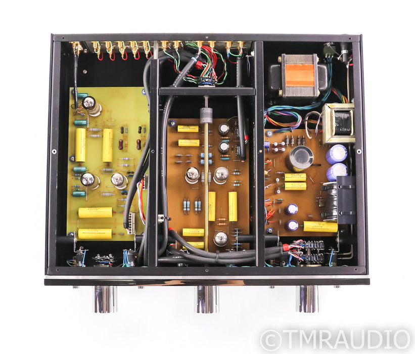 Hovland HP-100 Stereo Tube Preamplifier; MM Phono; HP100; Silver