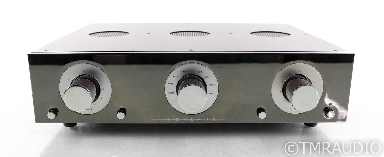 Hovland HP-100 Stereo Tube Preamplifier; MM Phono; HP100; Silver