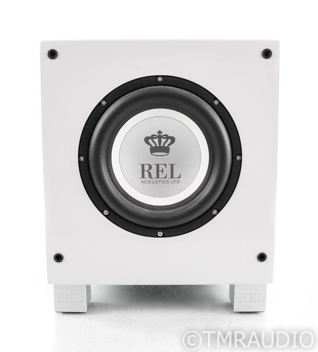 REL T7/i 8" Powered Subwoofer; T7i; Gloss White