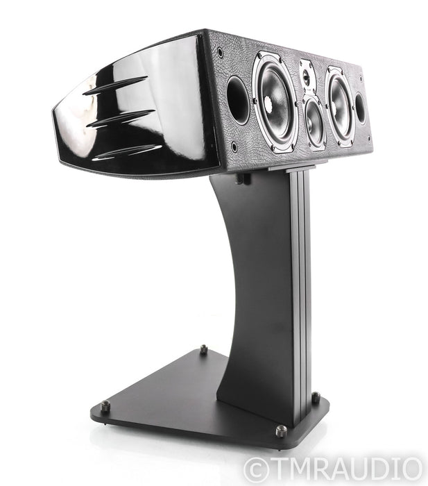 Sonus Faber Center Domus Center Channel Speaker w/ Stand; Black Leather