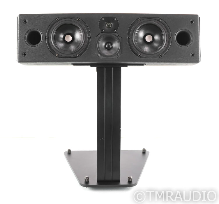 Sonus Faber Center Domus Center Channel Speaker w/ Stand; Black Leather