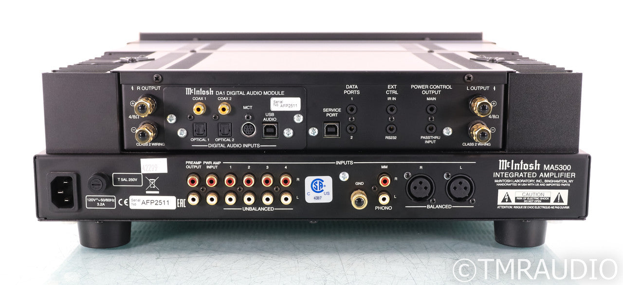 McIntosh MA5300 Stereo Integrated Amplifier; DAC1; MM Phono; Remote; MA-5300
