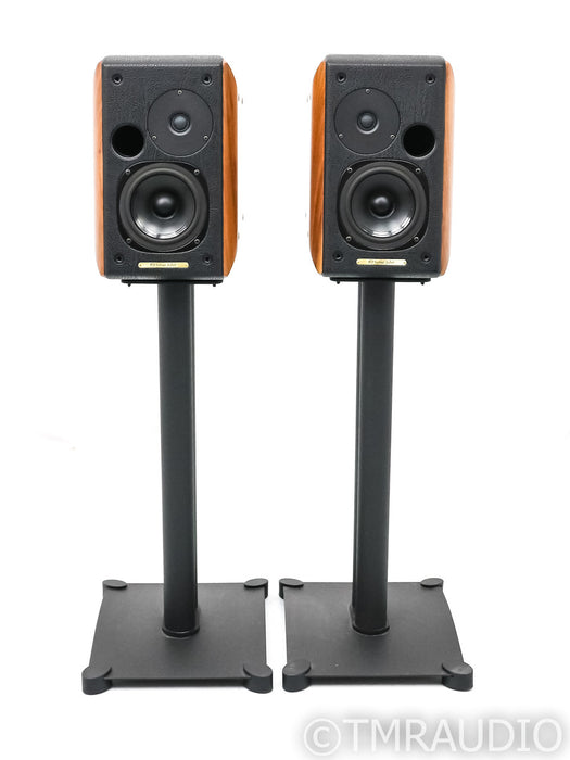 Sonus Faber Concertino Bookshelf Speakers; Walnut Pair w/ Stands