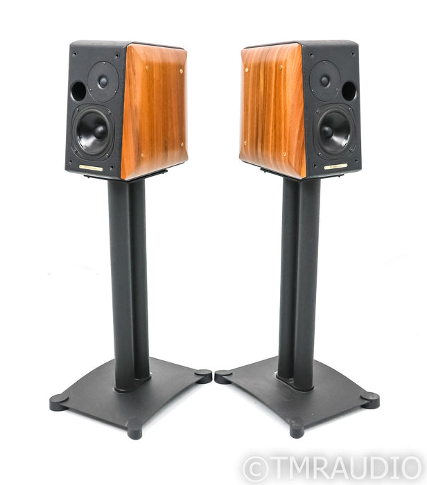 Sonus Faber Concertino Bookshelf Speakers; Walnut Pair w/ Stands