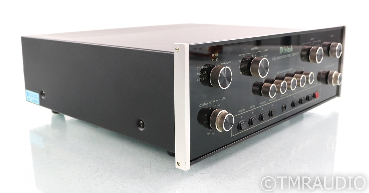 McIntosh C40 Stereo Preamplifier; C-40 Audio Control Center; MM Phono