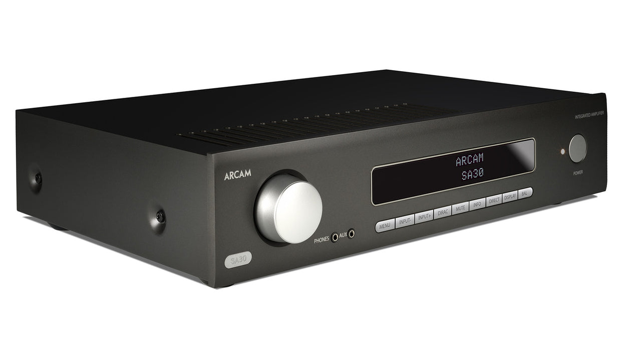 Arcam SA30 Stereo Integrated Amplifier; Black; Remote; Roon Ready (Unused)