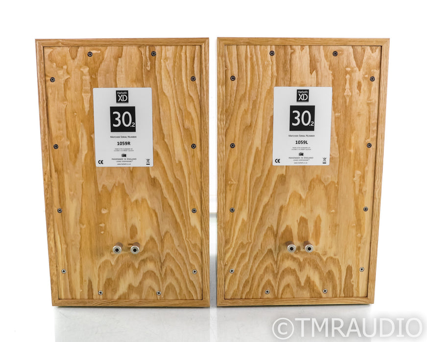 Harbeth 30.2 XD Bookshelf Speakers; Tamo Ash Pair