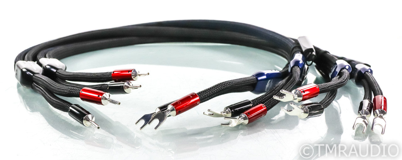 AudioQuest ThunderBird Bi-Wire COMBO Speaker Cables; 6ft Pair (Open Box)