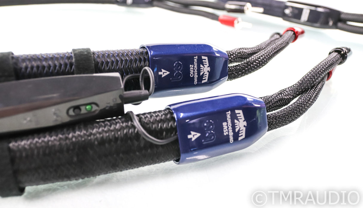 AudioQuest ThunderBird Bi-Wire COMBO Speaker Cables; 6ft Pair (Open Box)