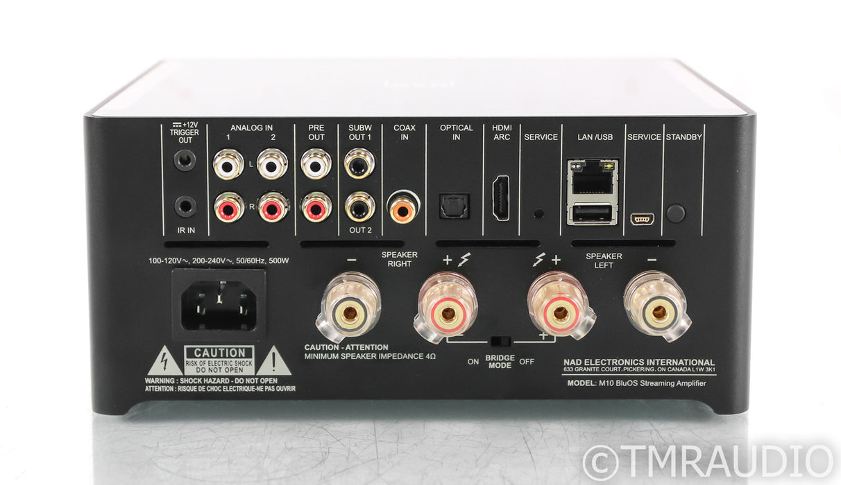 NAD M10 Wireless Streaming Integrated Amplifier; M-10; Black; BluOS