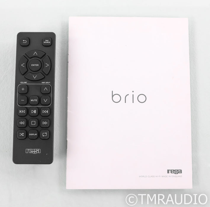 Rega Brio Stereo Integrated Amplifier; Remote (Current Model)