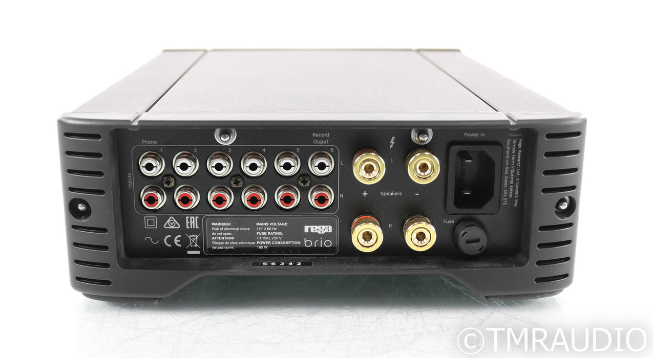 Rega Brio Stereo Integrated Amplifier; Remote (Current Model)