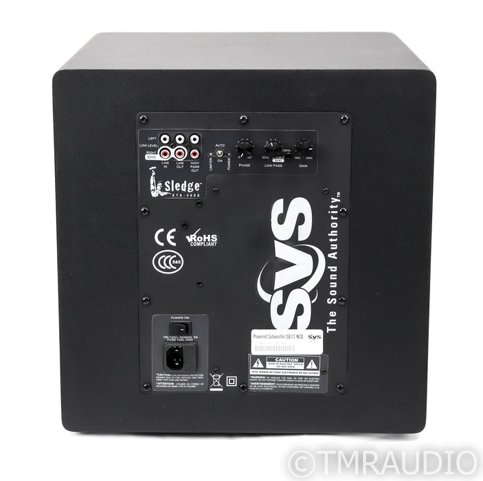 SVS SB12-NSD 12" Powered Subwoofer; Black; SB12NSD; Sledge STA-400D