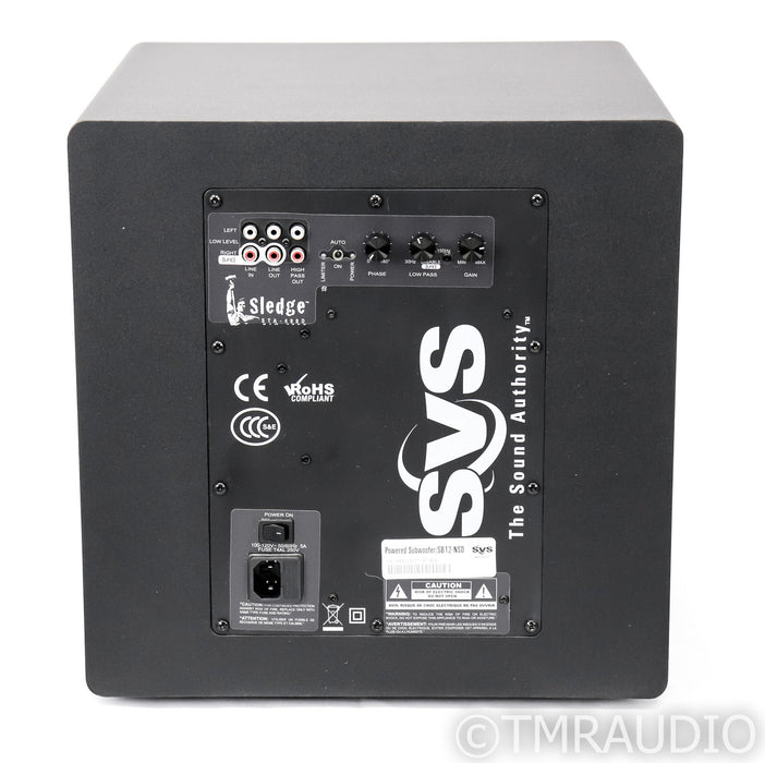SVS SB12-NSD 12" Powered Subwoofer; Black; SB12NSD; Sledge STA-400D