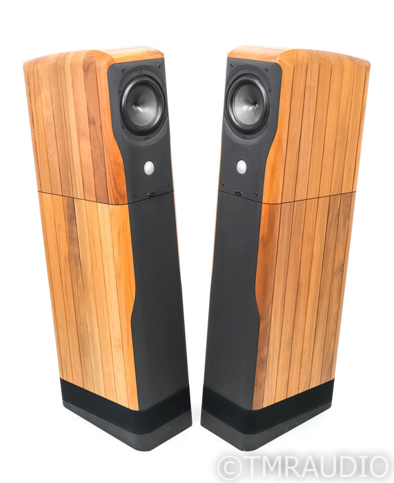 Chario Academy Sovran Floorstanding Speakers; Walnut Pair