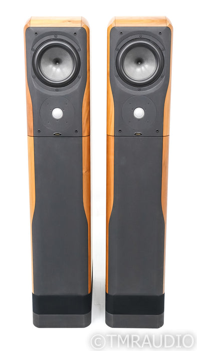 Chario Academy Sovran Floorstanding Speakers; Walnut Pair