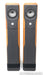 Chario Academy Sovran Floorstanding Speakers; Walnut Pair