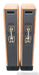 Chario Academy Sovran Floorstanding Speakers; Walnut Pair
