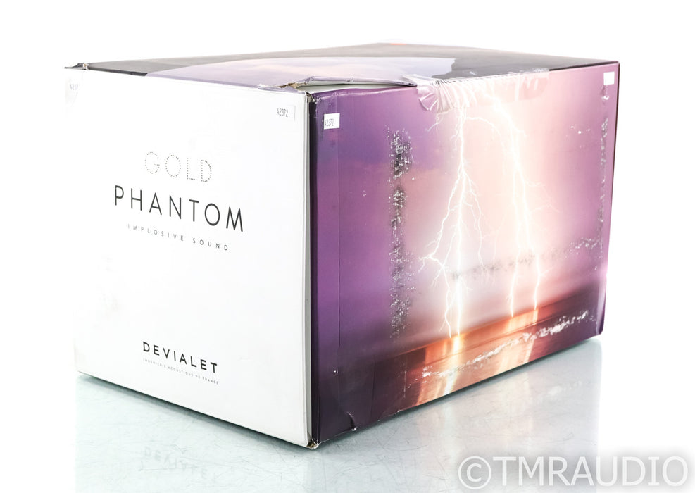 Devialet Phantom I 108dB Wireless Speaker; Single Gold Speaker; Remote (Unused)